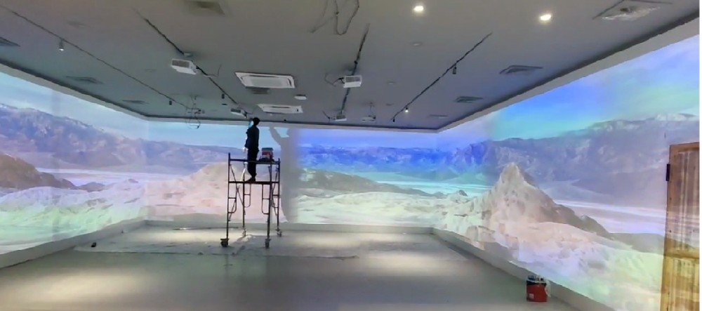 安徽池州九喜花园餐厅沉浸式投影