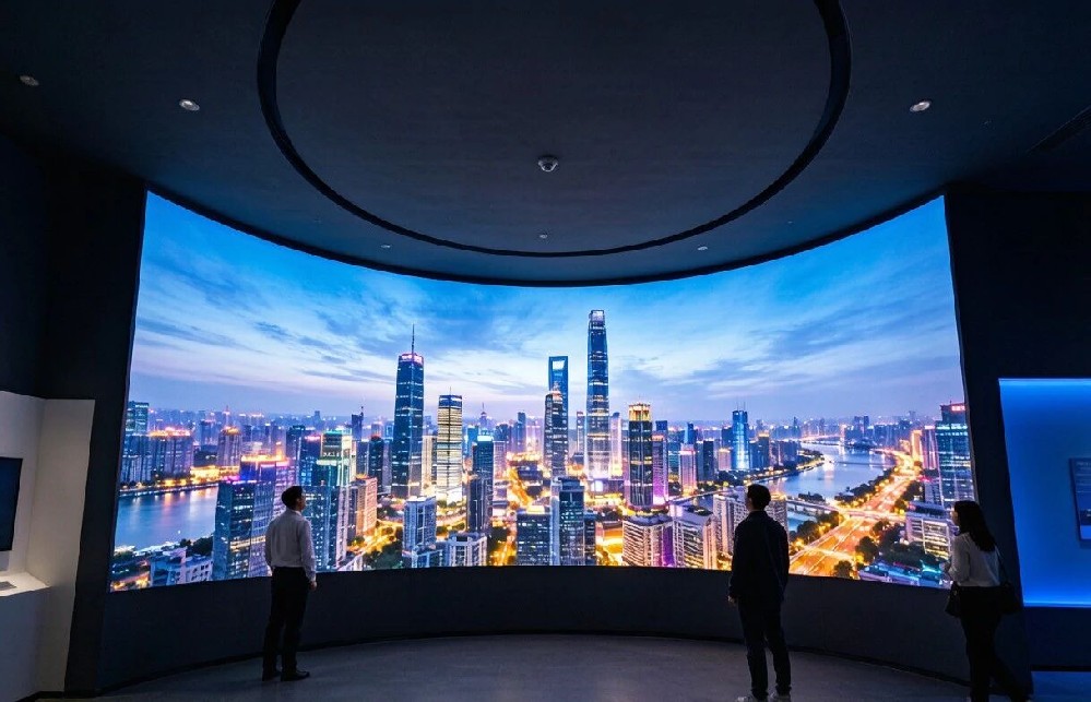 会议室、展厅需要超大画面怎么办？投影融合让多台设备“变成一块大屏”